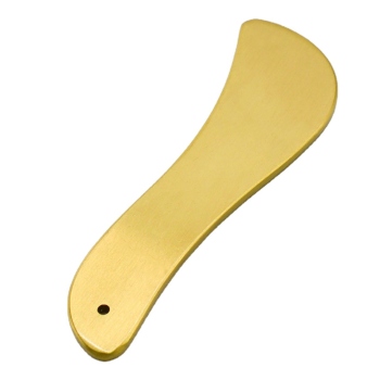 Metal,Gua Sha Tool,S Shaped,110X40X2~3 mm, 纯铜刮痧板,S 型